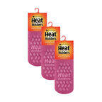 Heat Holders 3 Pair Womens Ankle Slipper Socks