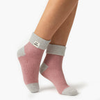 Heat Holders Womens Thermal Sleep Bed Socks with Rib Turn Over Cuff