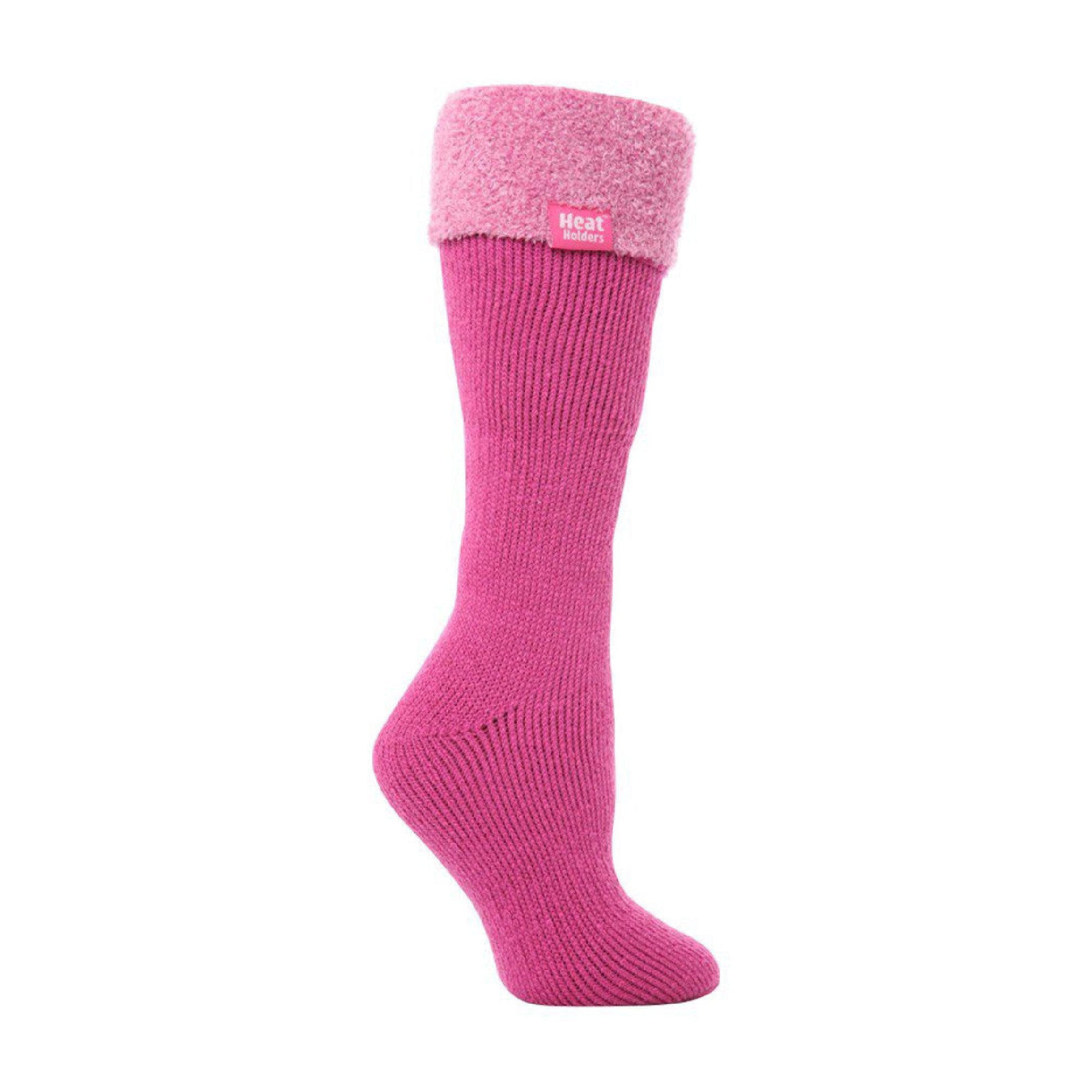 Heat Holders Womens Thick Extra Long Knee High Thermal Wellington Boot Socks