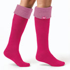 Heat Holders Womens Thick Extra Long Knee High Thermal Wellington Boot Socks