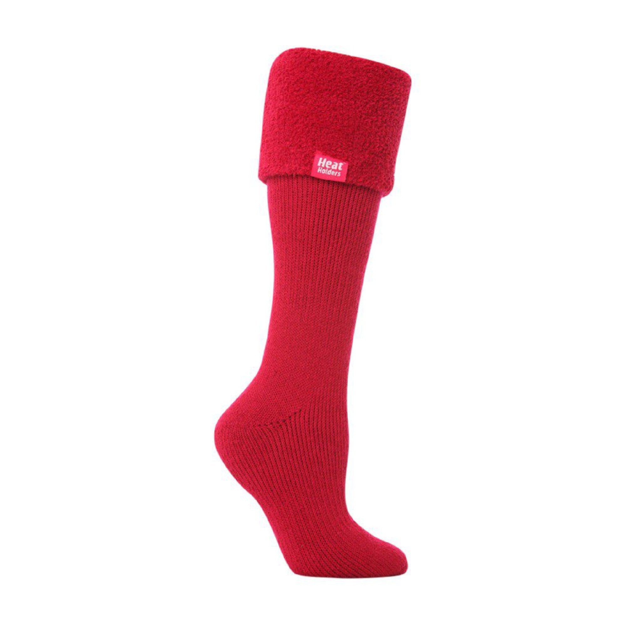Heat Holders Womens Thick Extra Long Knee High Thermal Wellington Boot Socks
