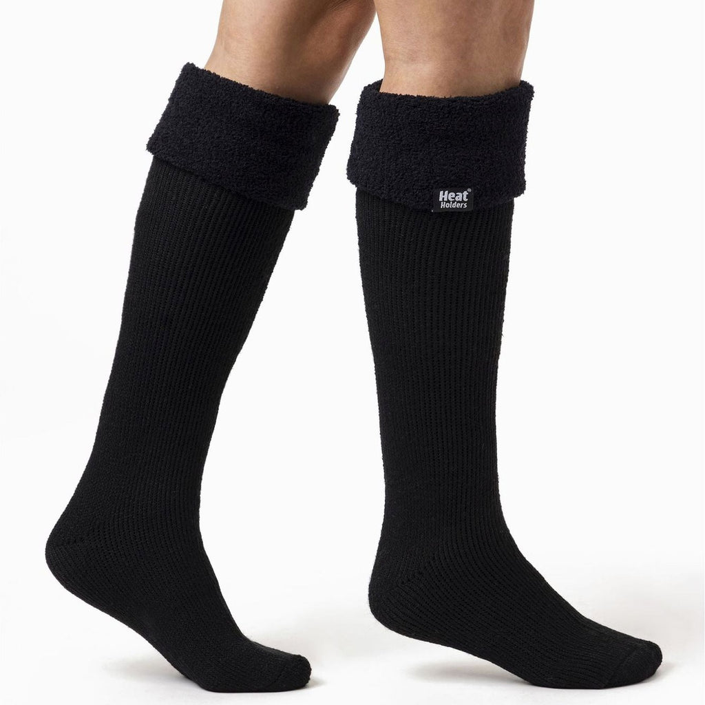 Sock Snob Womens 2 Pack Wellington Soft Brushed Inner Boot Socks