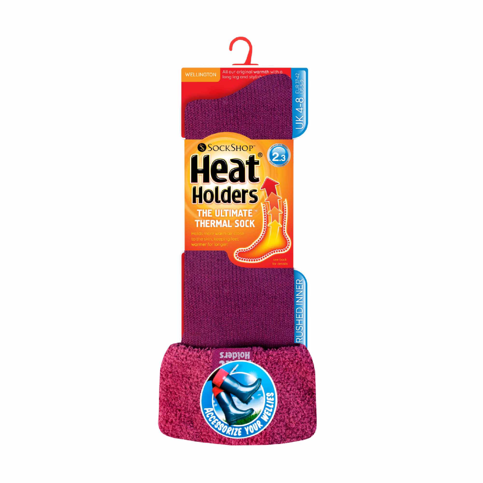 Heat Holders Womens Thick Extra Long Knee High Thermal Wellington Boot Socks