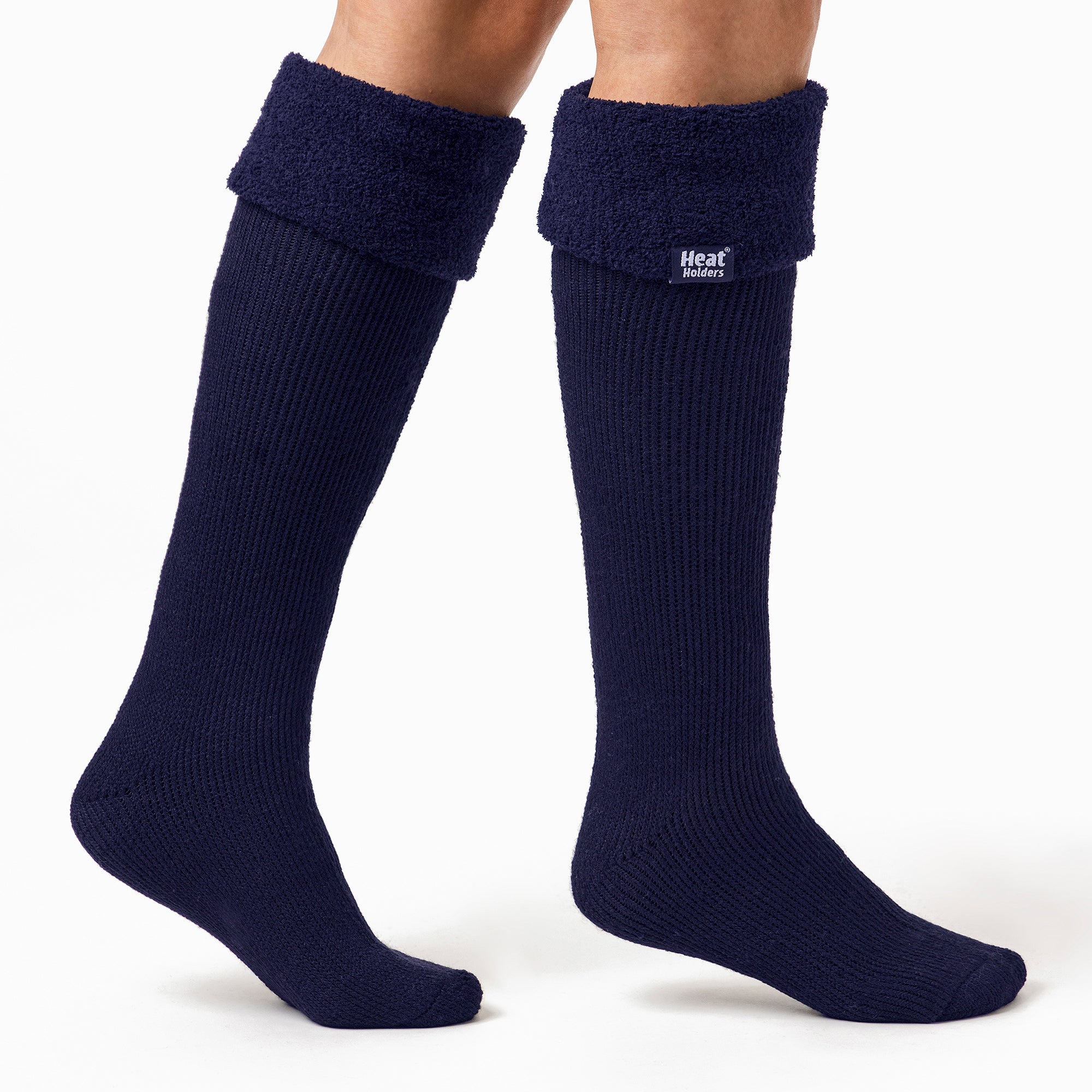 Heat Holders Womens Thick Extra Long Knee High Thermal Wellington Boot Socks