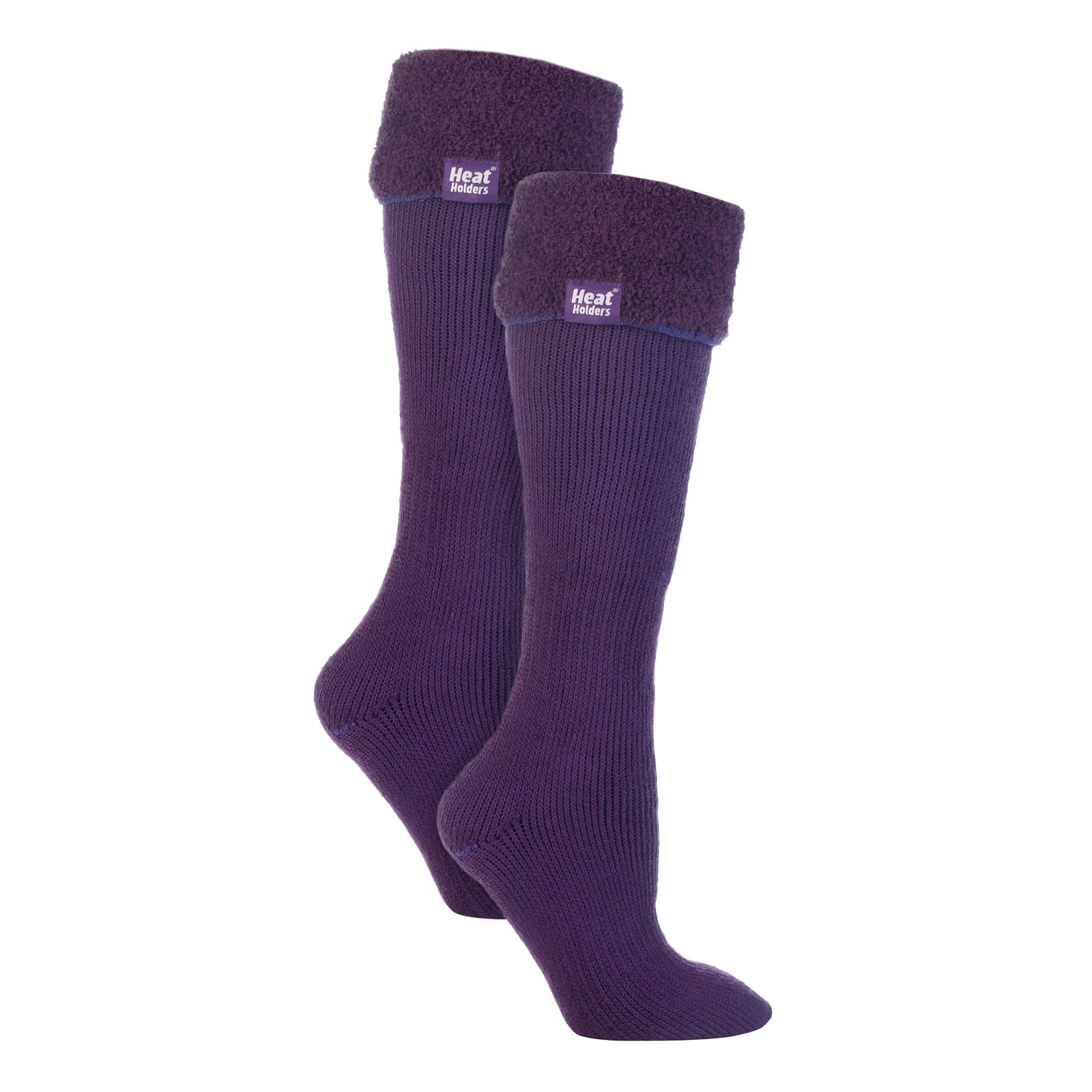Sock Snob Womens 2 Pack Wellington Soft Brushed Inner Boot Socks