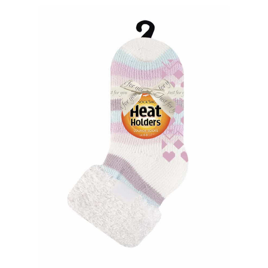 Sock Snob Womens Non Slip Thermal Low Cut Ankle Slipper Bed Socks with Grips