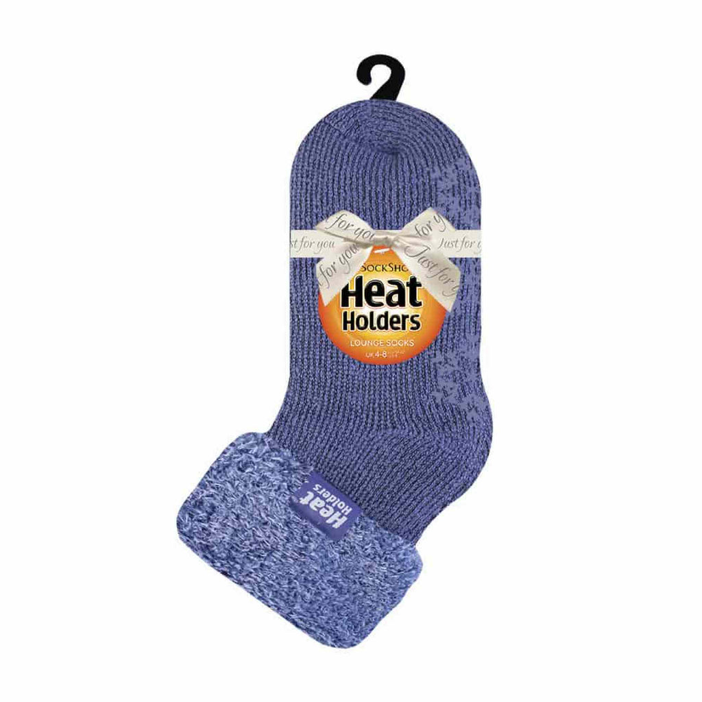 Sock Snob Womens Non Slip Thermal Low Cut Ankle Slipper Bed Socks with Grips