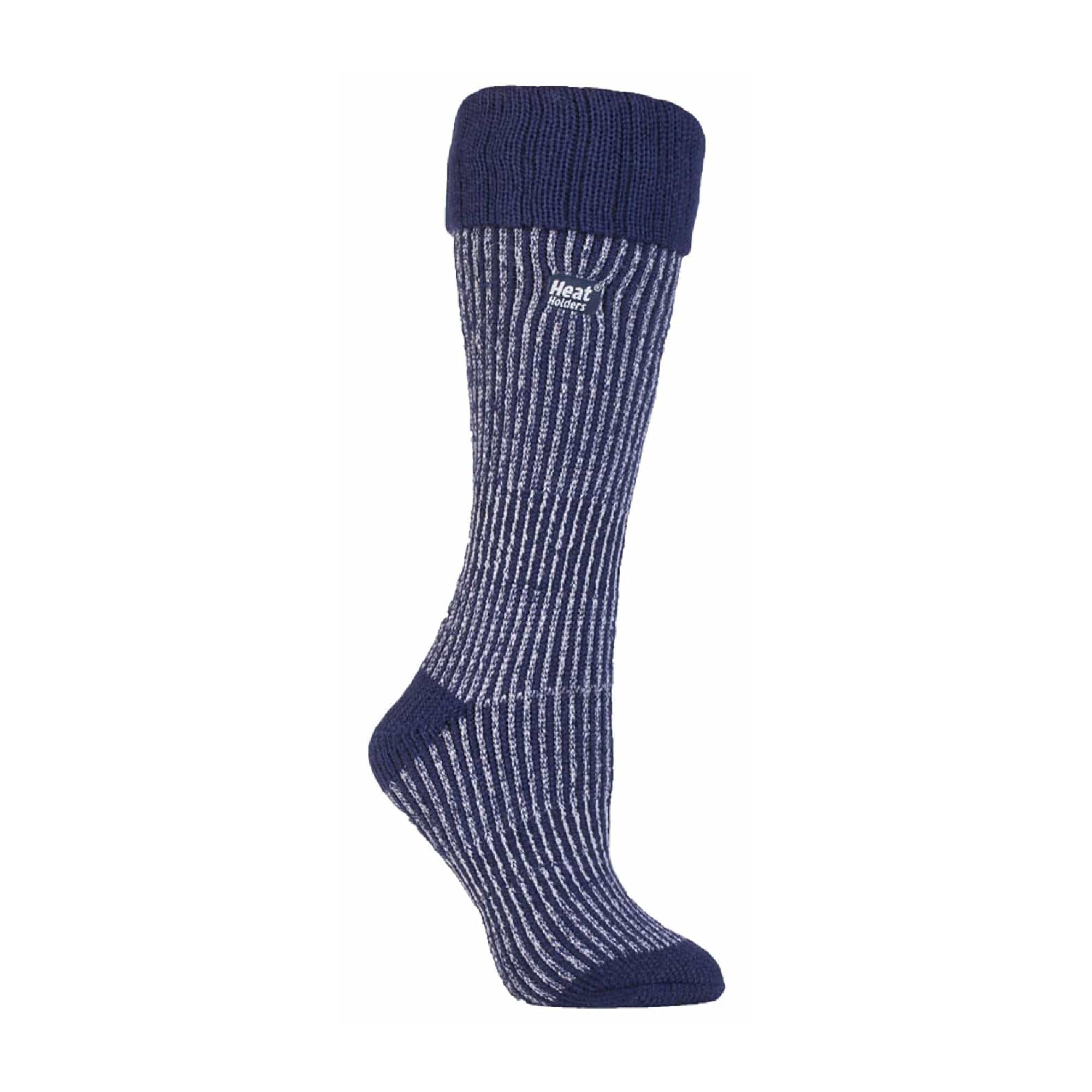 Heat Holders Womens Thick Winter Warm Knee High Ribbed Thermal Boot Socks