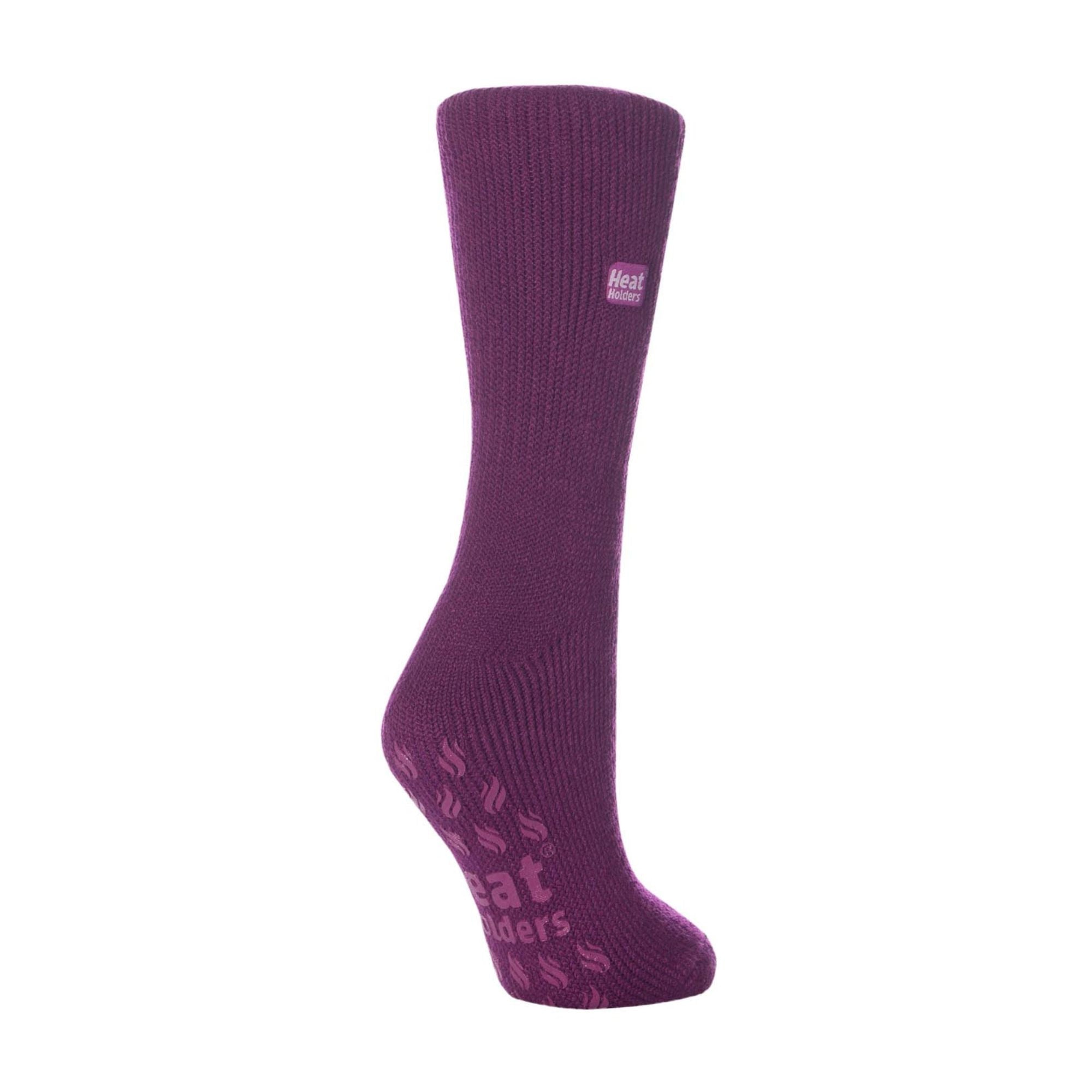 Sock Snob Womens Extra Warm Fluffy Non Slip Thermal Slipper Socks