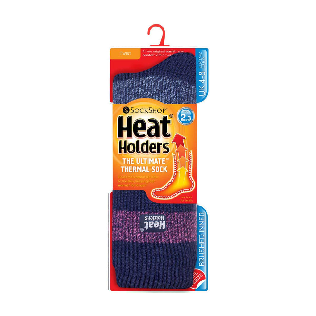 Sock Snob Womens Twist Patterned Thick Winter Warm Thermal Socks