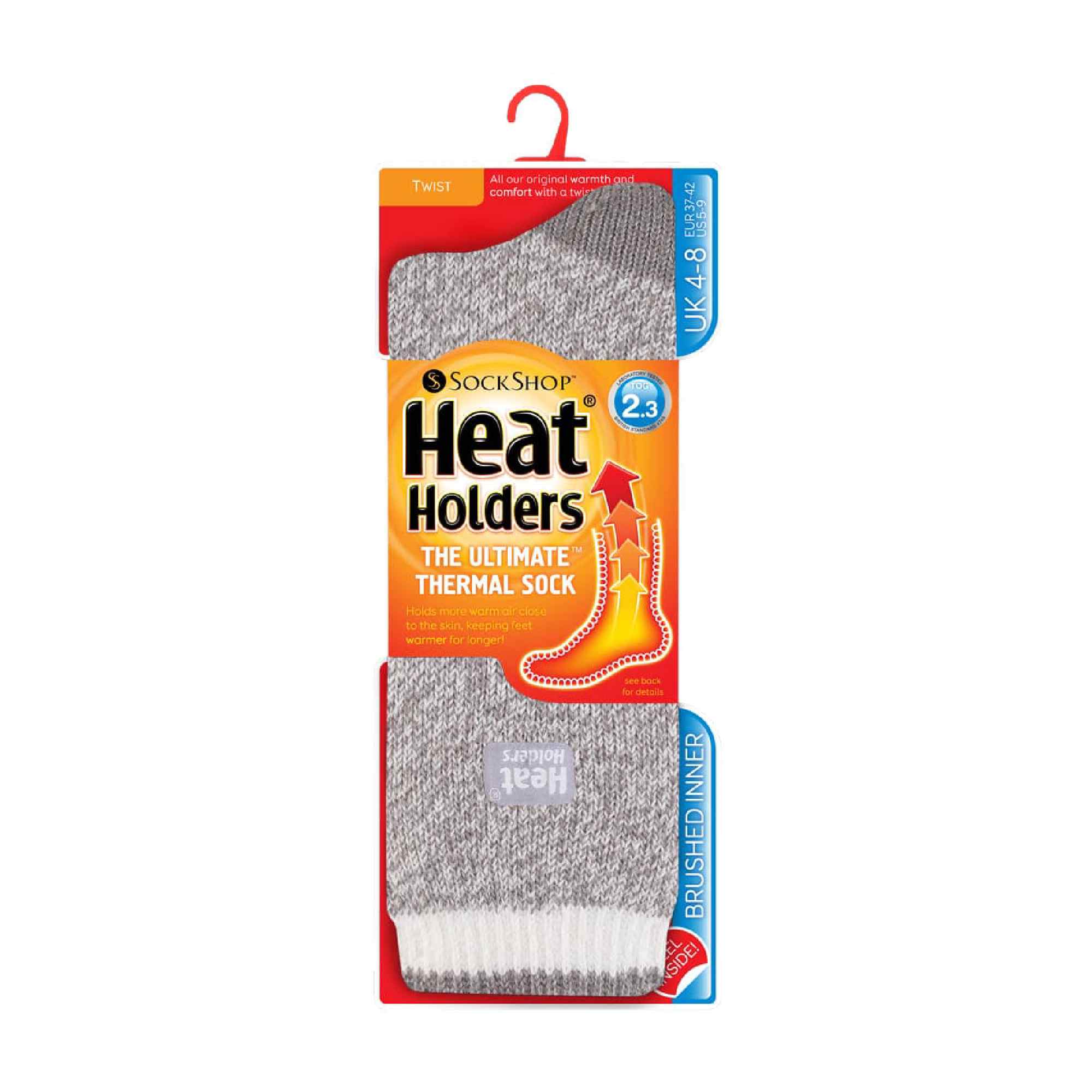 Sock Snob Womens Twist Patterned Thick Winter Warm Thermal Socks