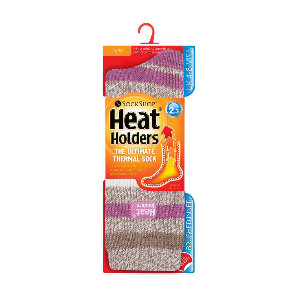 Sock Snob Womens Twist Patterned Thick Winter Warm Thermal Socks