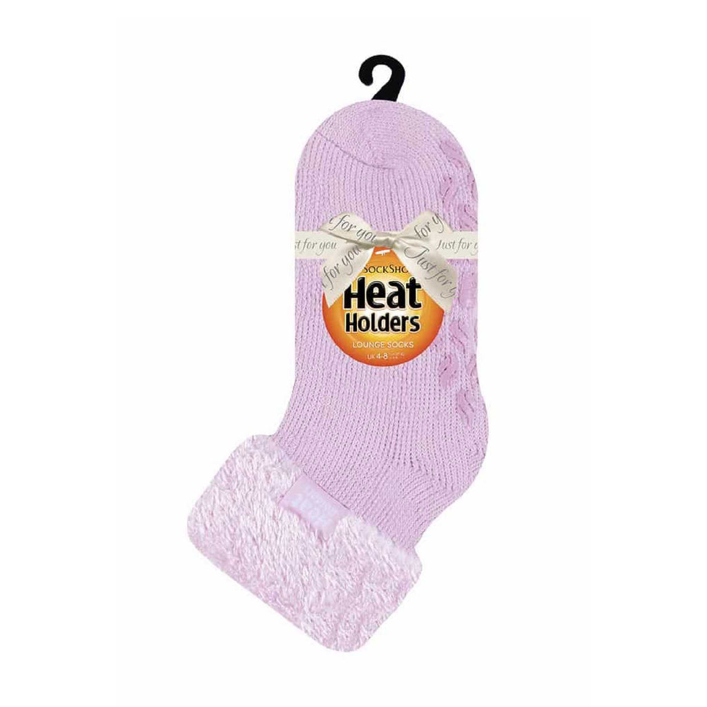 Sock Snob Womens Non Slip Thermal Low Cut Ankle Slipper Bed Socks with Grips