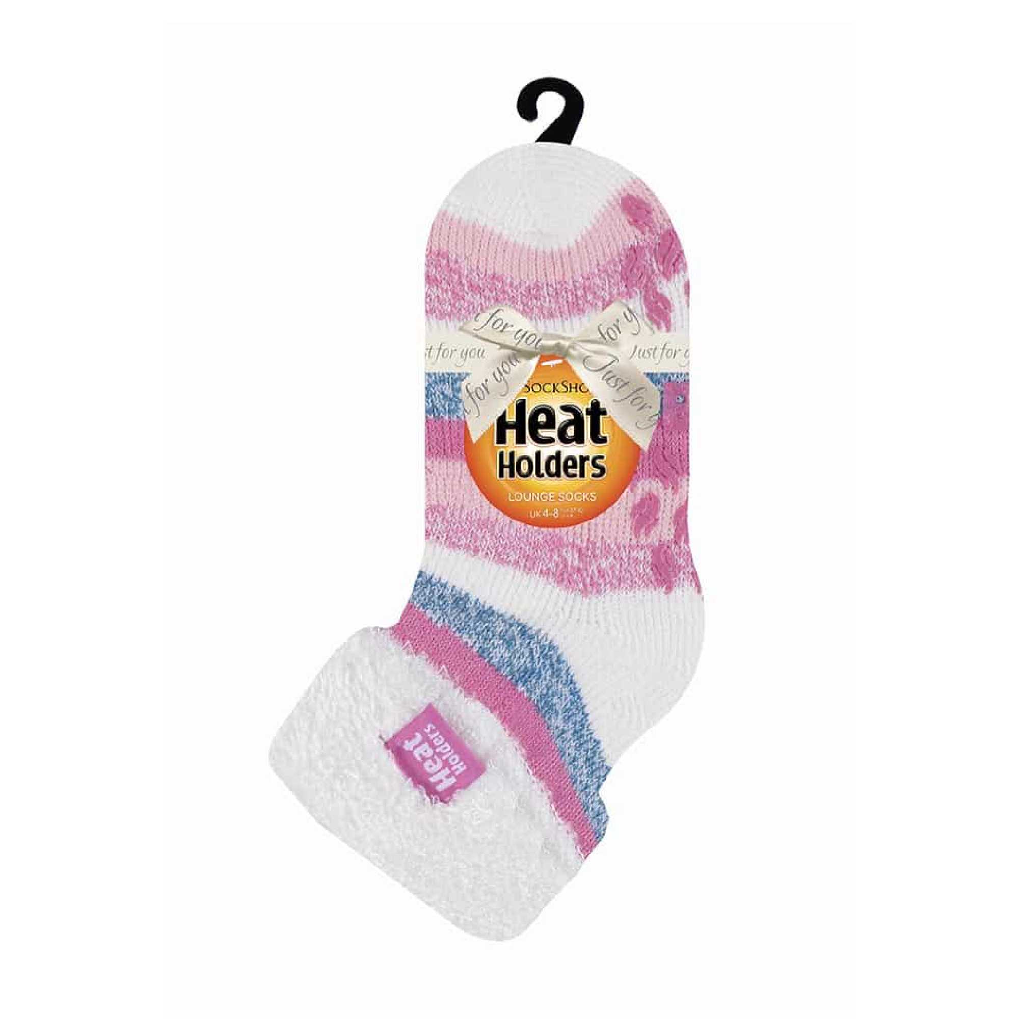 Sock Snob Womens Non Slip Thermal Low Cut Ankle Slipper Bed Socks with Grips
