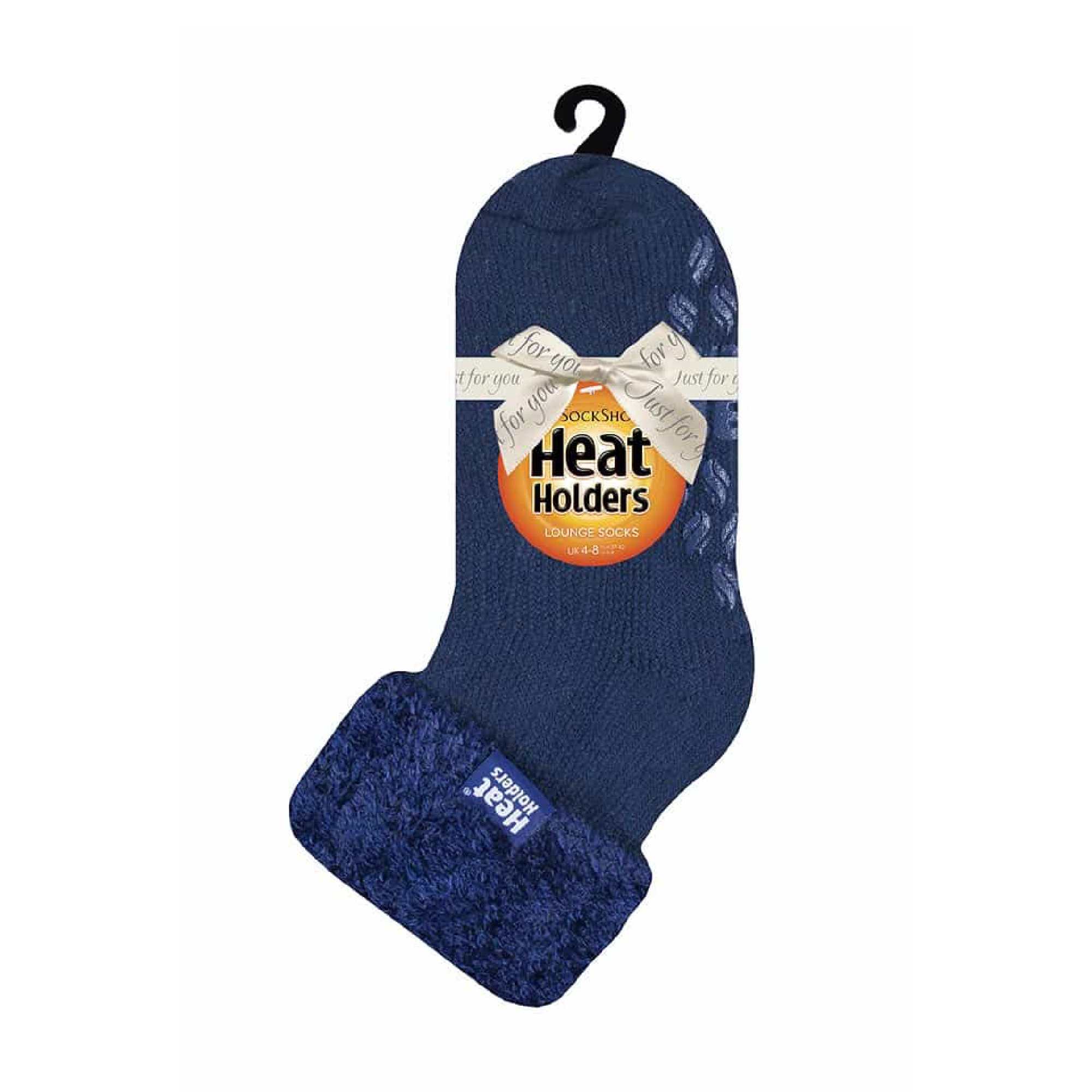 Sock Snob Womens Non Slip Thermal Low Cut Ankle Slipper Bed Socks with Grips