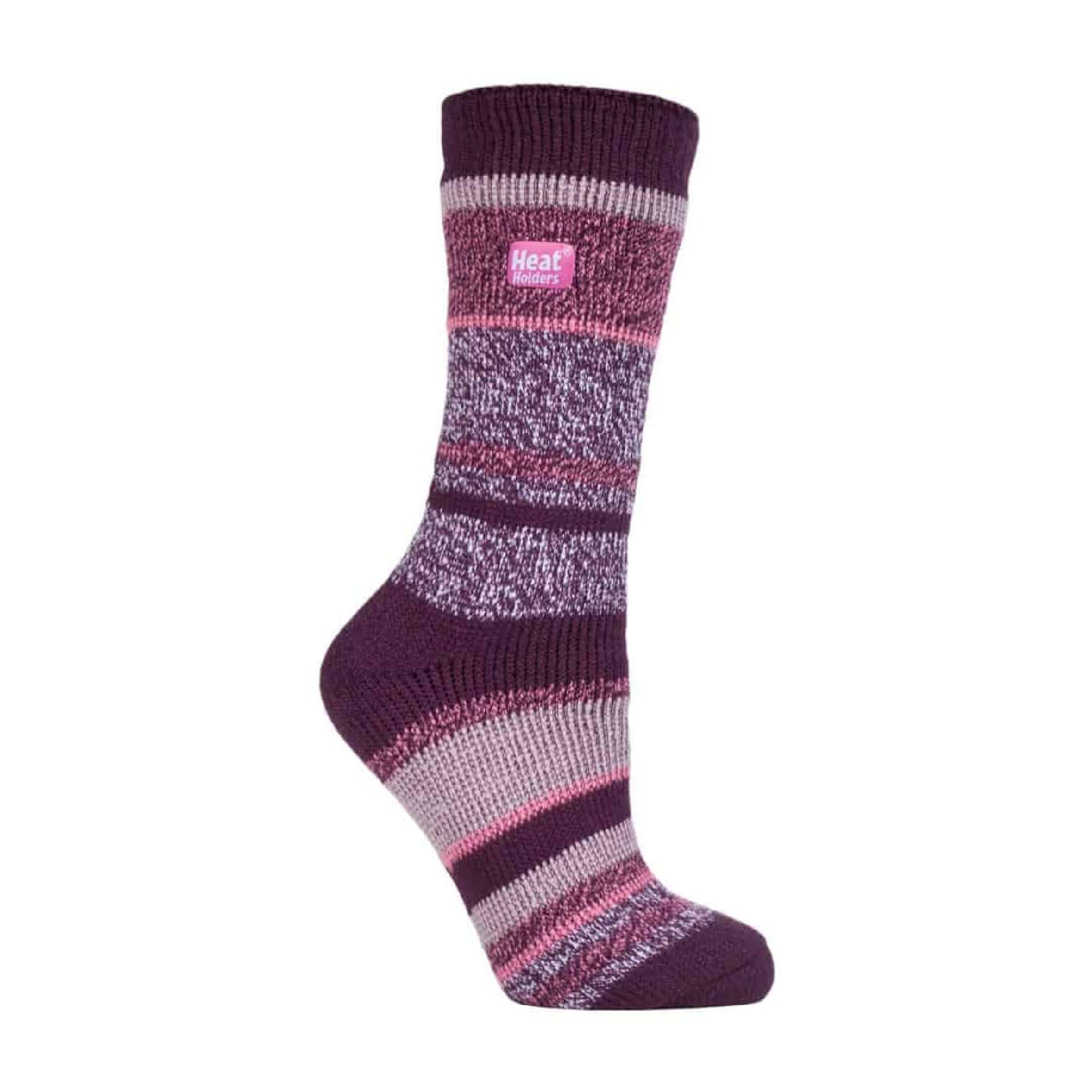 Sock Snob Womens Twist Patterned Thick Winter Warm Thermal Socks