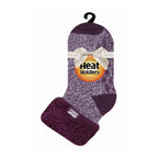 Sock Snob Womens Non Slip Thermal Low Cut Ankle Slipper Bed Socks with Grips