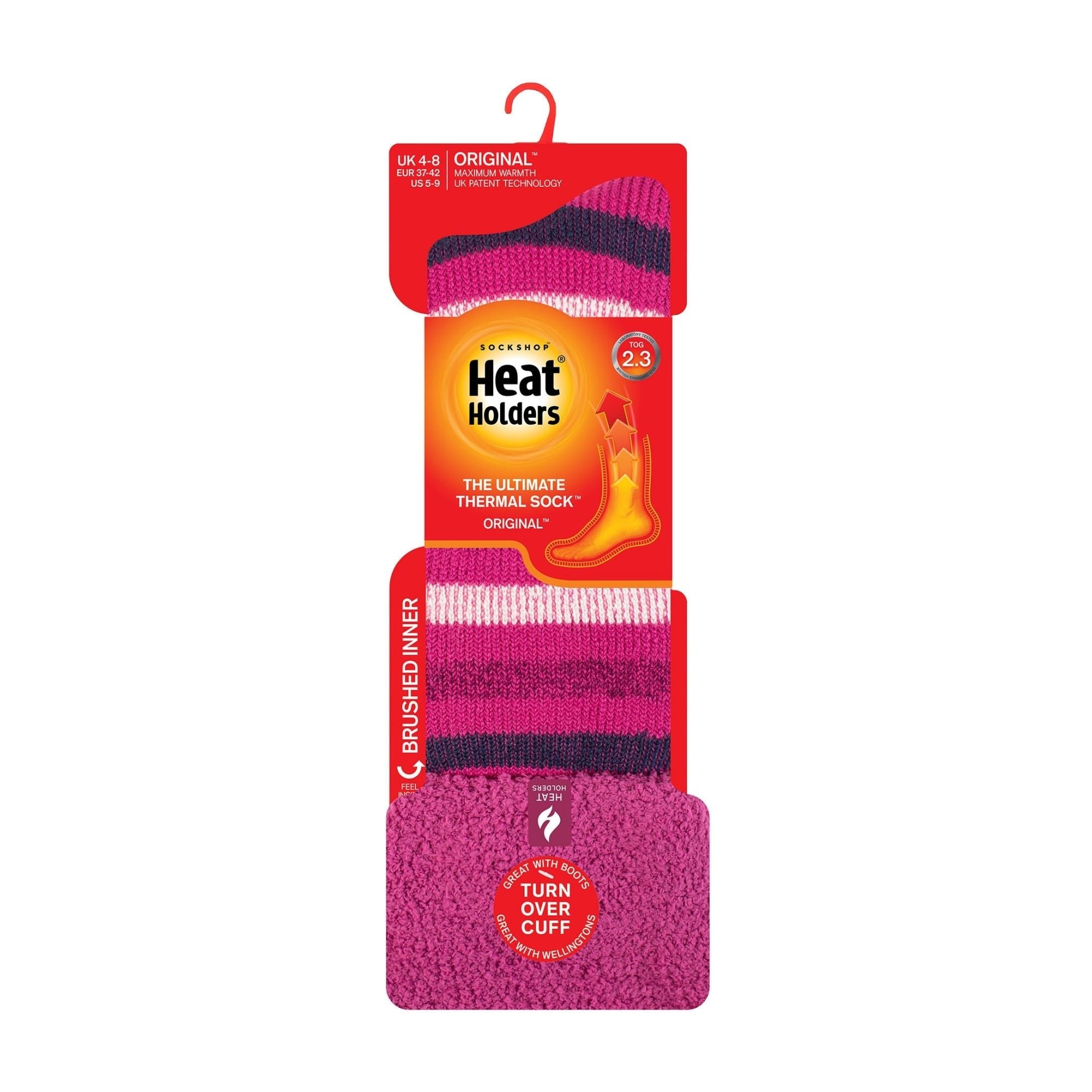 Heat Holders Womens Thick Winter Warm Knee High Ribbed Thermal Boot Socks