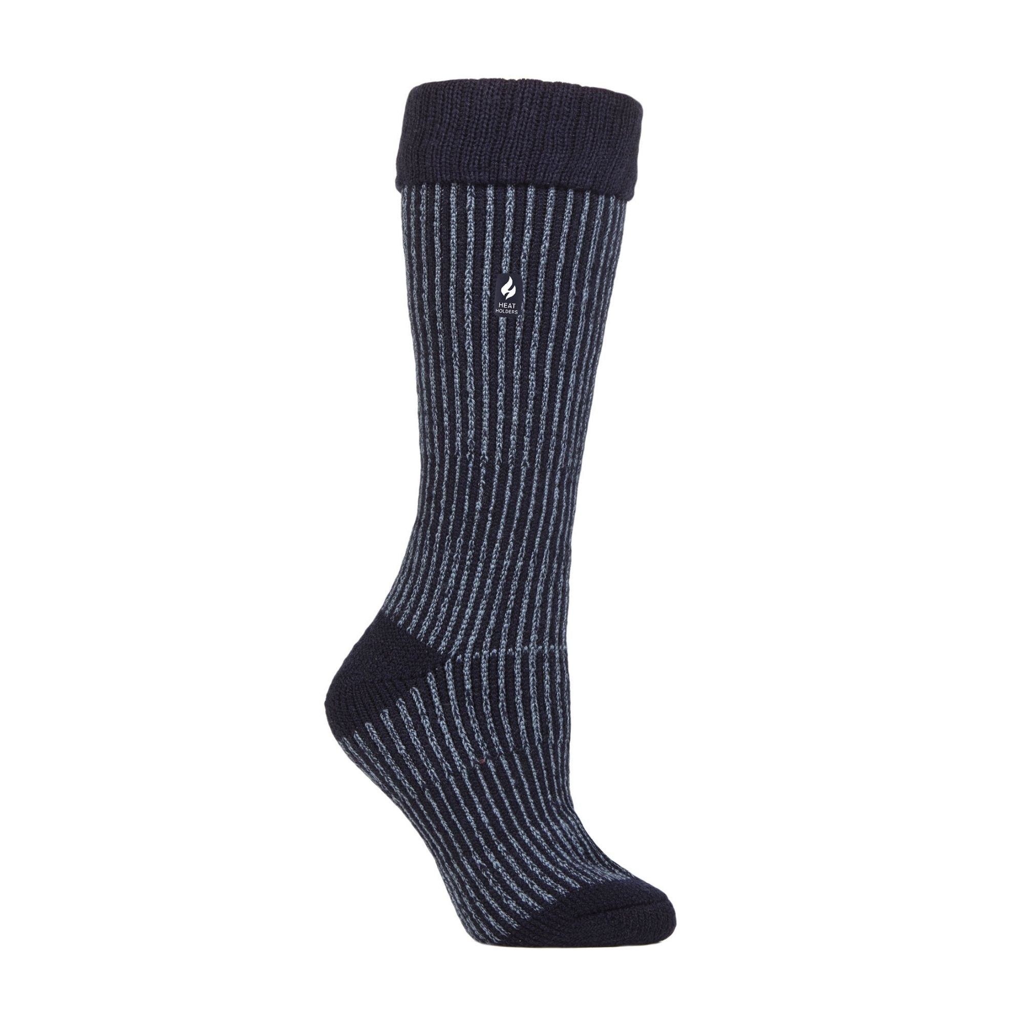 Heat Holders Womens Thick Winter Warm Knee High Ribbed Thermal Boot Socks