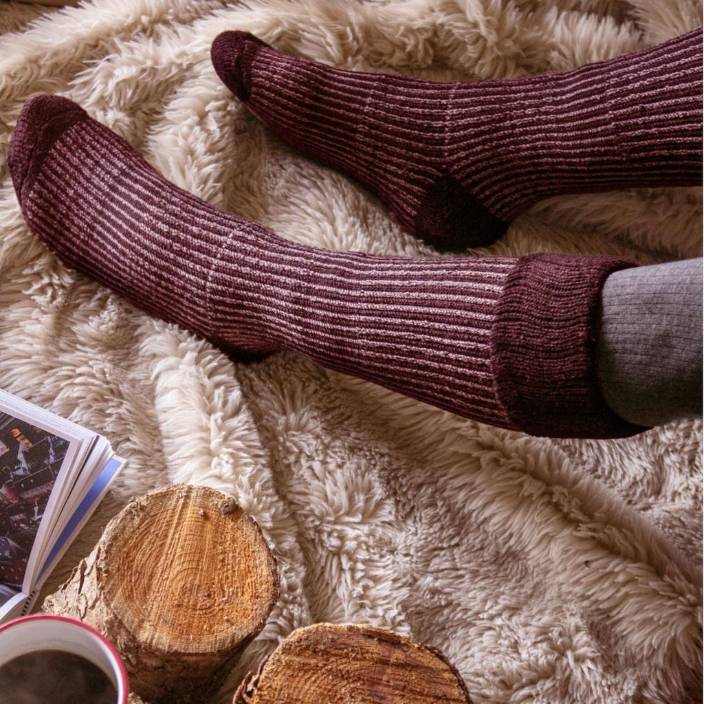 Heat Holders Womens Thick Winter Warm Knee High Ribbed Thermal Boot Socks