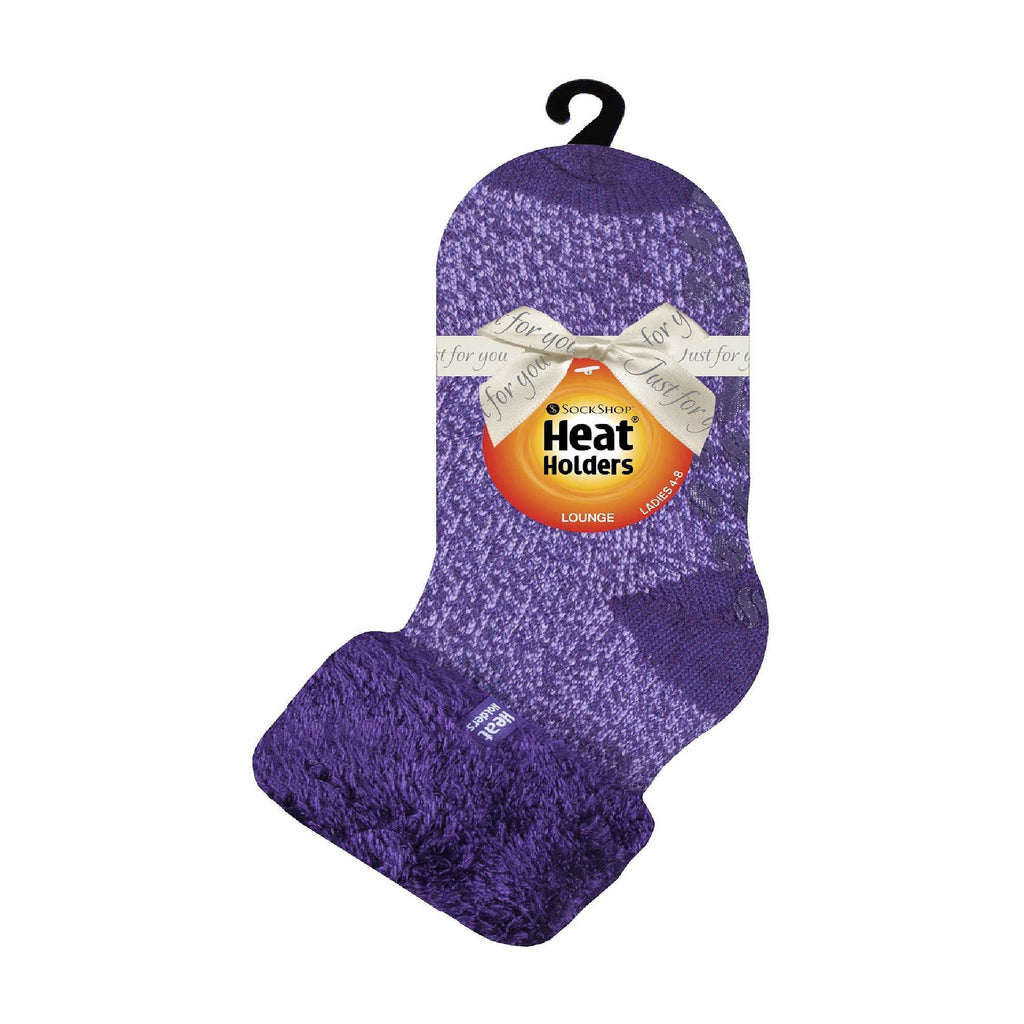 Sock Snob Womens Non Slip Thermal Low Cut Ankle Slipper Bed Socks with Grips