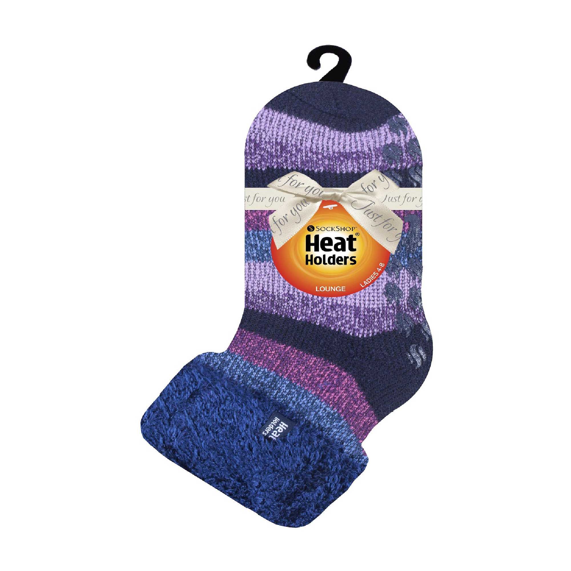 Sock Snob Womens Non Slip Thermal Low Cut Ankle Slipper Bed Socks with Grips
