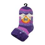 Sock Snob Womens Non Slip Thermal Low Cut Ankle Slipper Bed Socks with Grips
