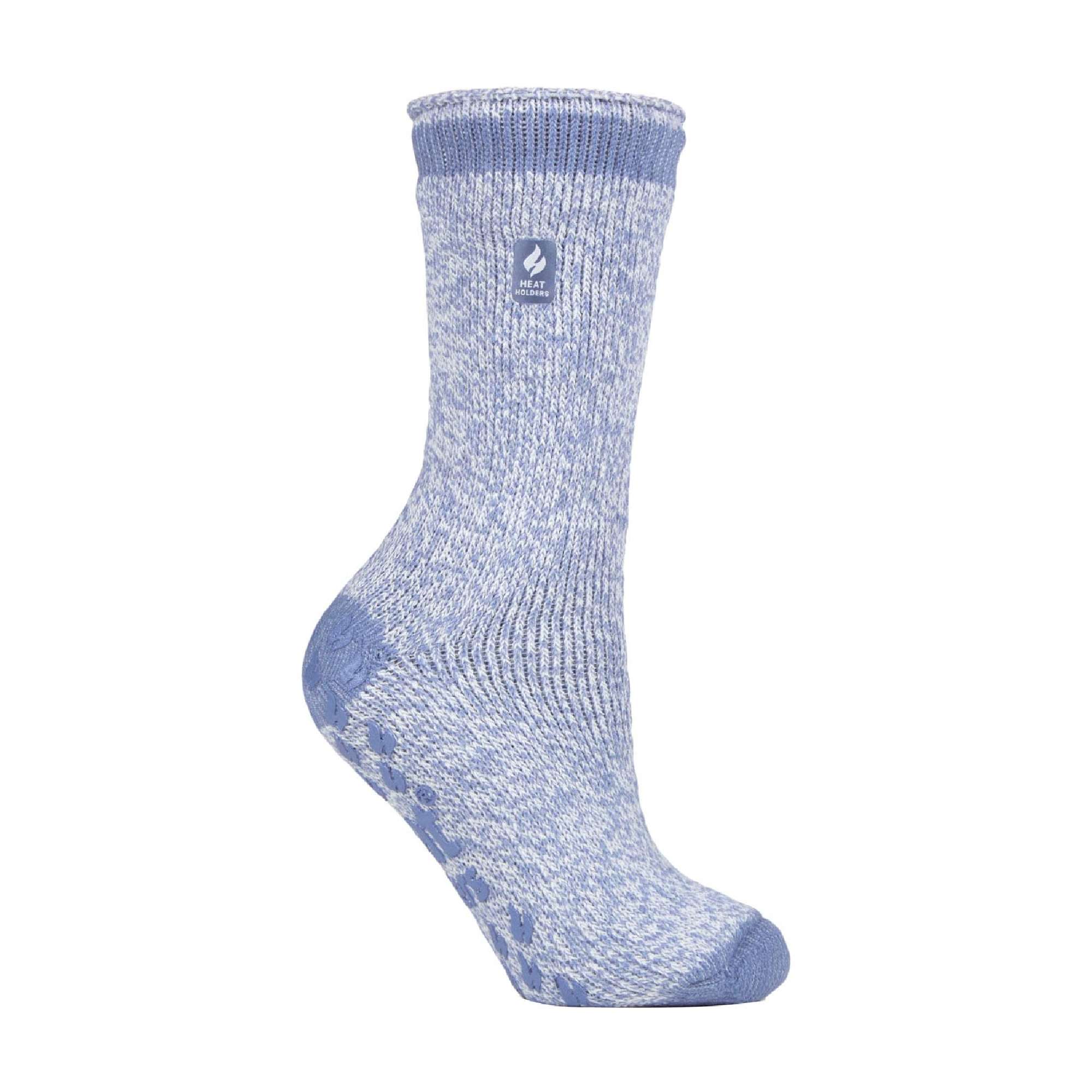 Sock Snob Womens Extra Warm Fluffy Non Slip Thermal Slipper Socks
