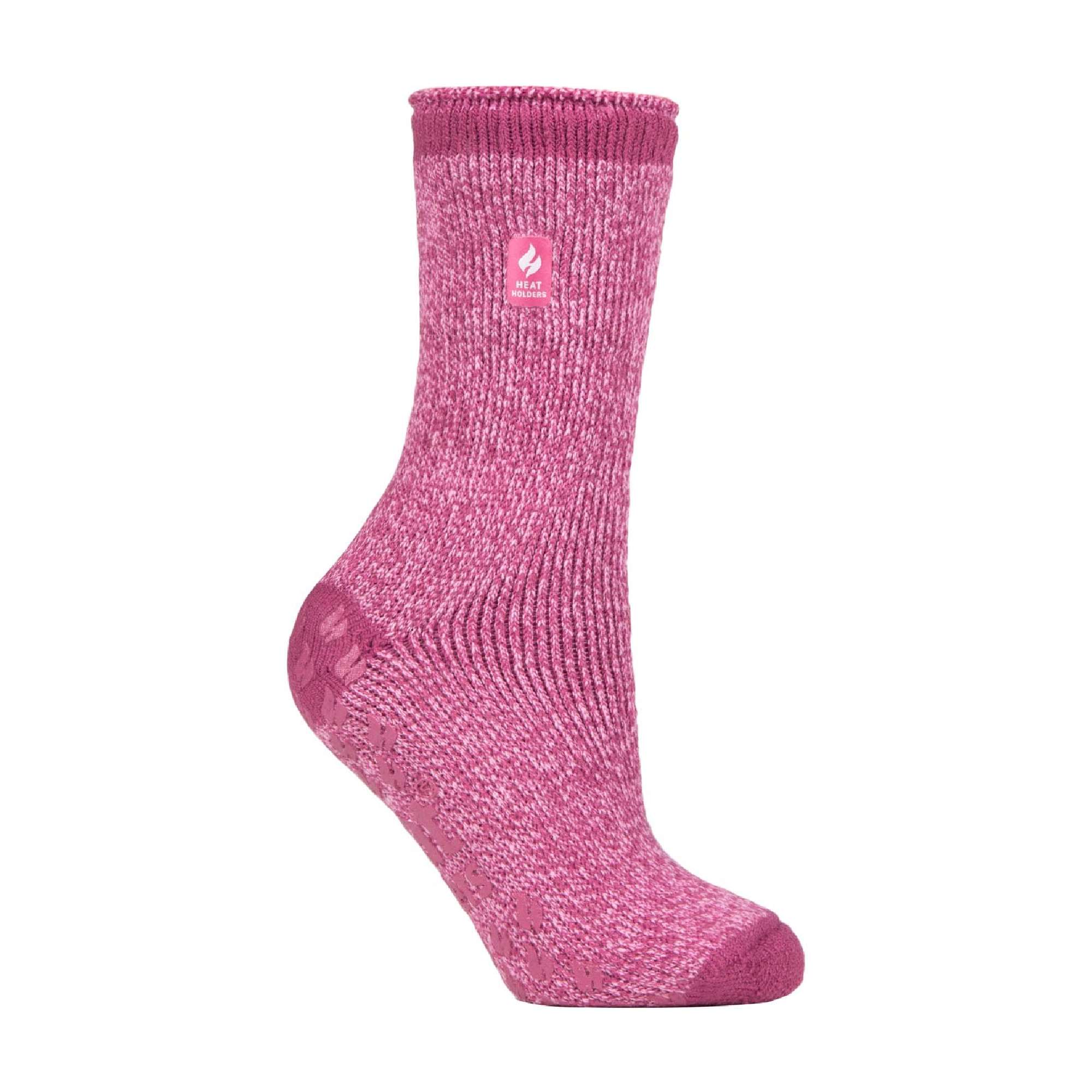 Sock Snob Womens Extra Warm Fluffy Non Slip Thermal Slipper Socks