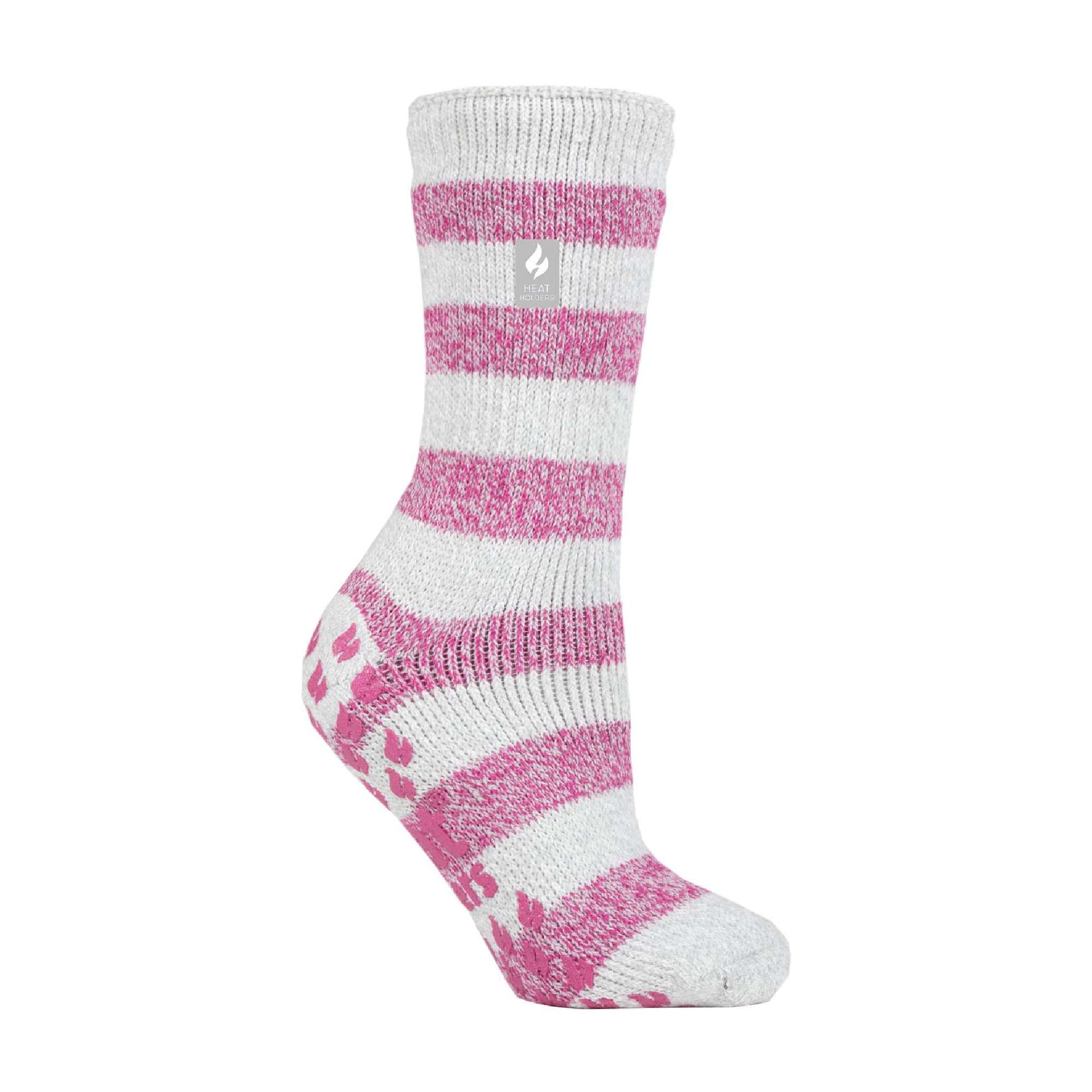Sock Snob Womens Extra Warm Fluffy Non Slip Thermal Slipper Socks