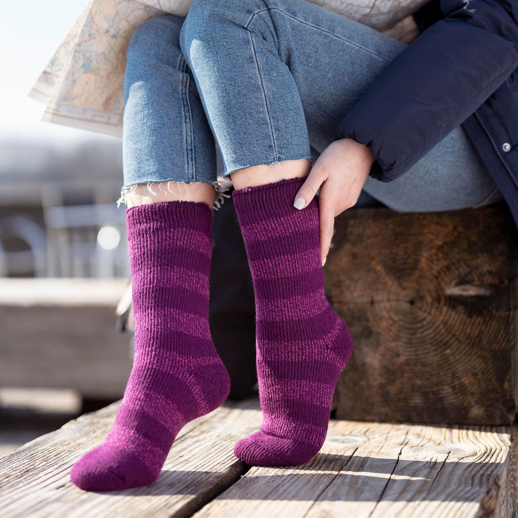 Sock Snob Womens Twist Patterned Thick Winter Warm Thermal Socks