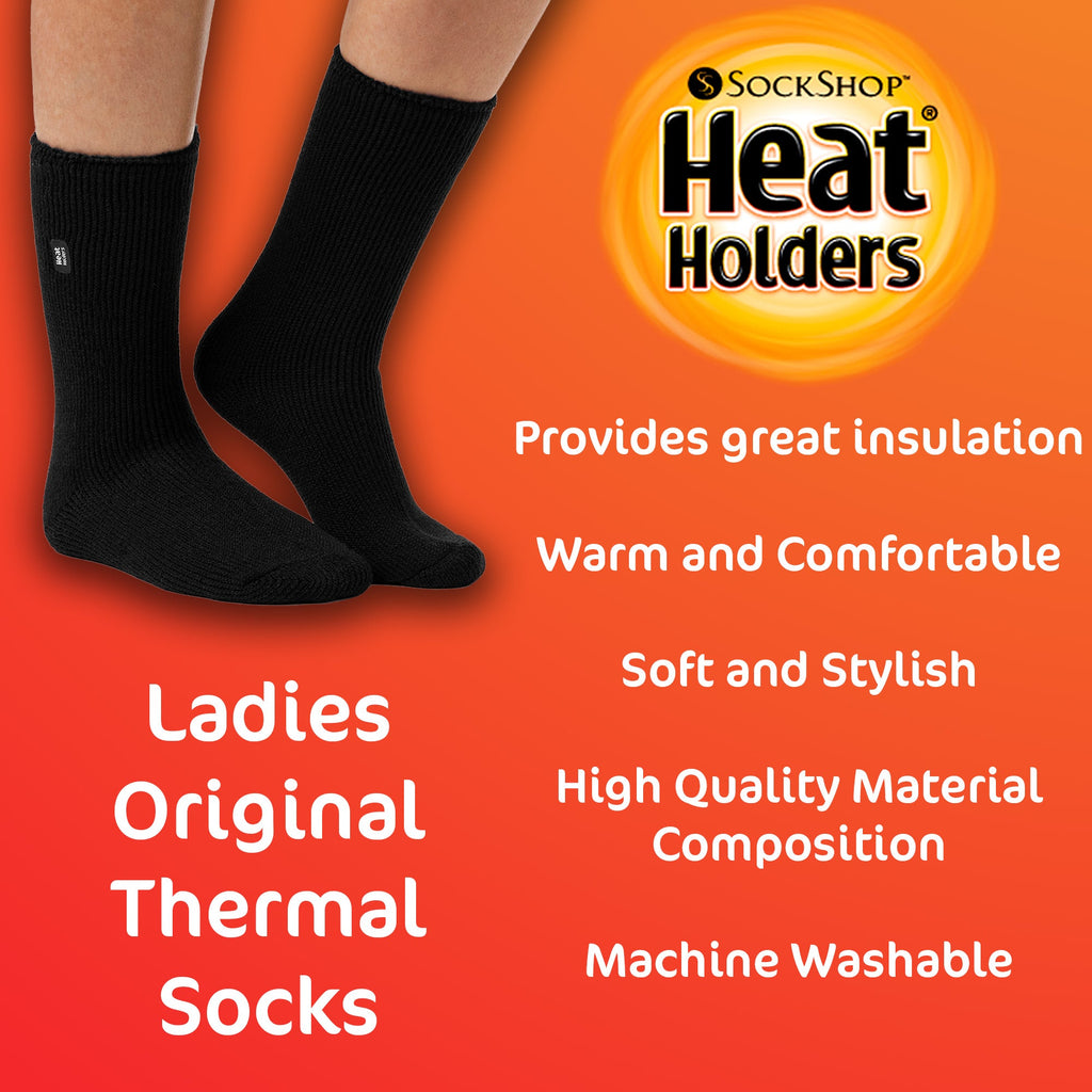 Sock Snob Womens Original Thick Winter Thermal Socks (Multipack Options)
