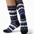 Heat Holders 2 Pairs Womens Soul Warming Socks with Grips