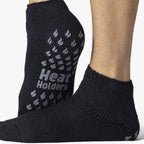 Sock Snob Mens 2.3 TOG Non Slip Low Cut Ankle Thermal Slipper Socks (Multipack Options)