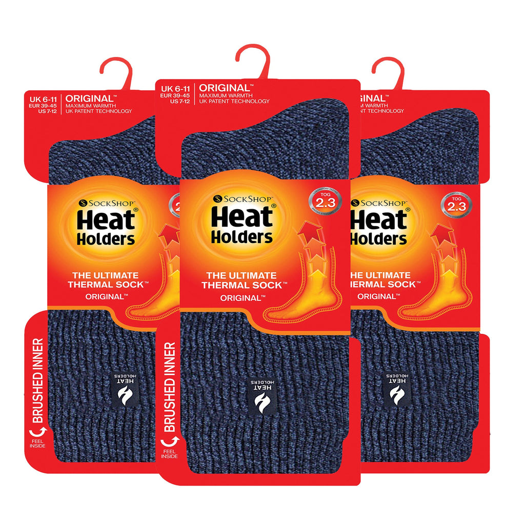 Sock Snob Mens Original Thick Winter Thermal Socks (Multipack Options)