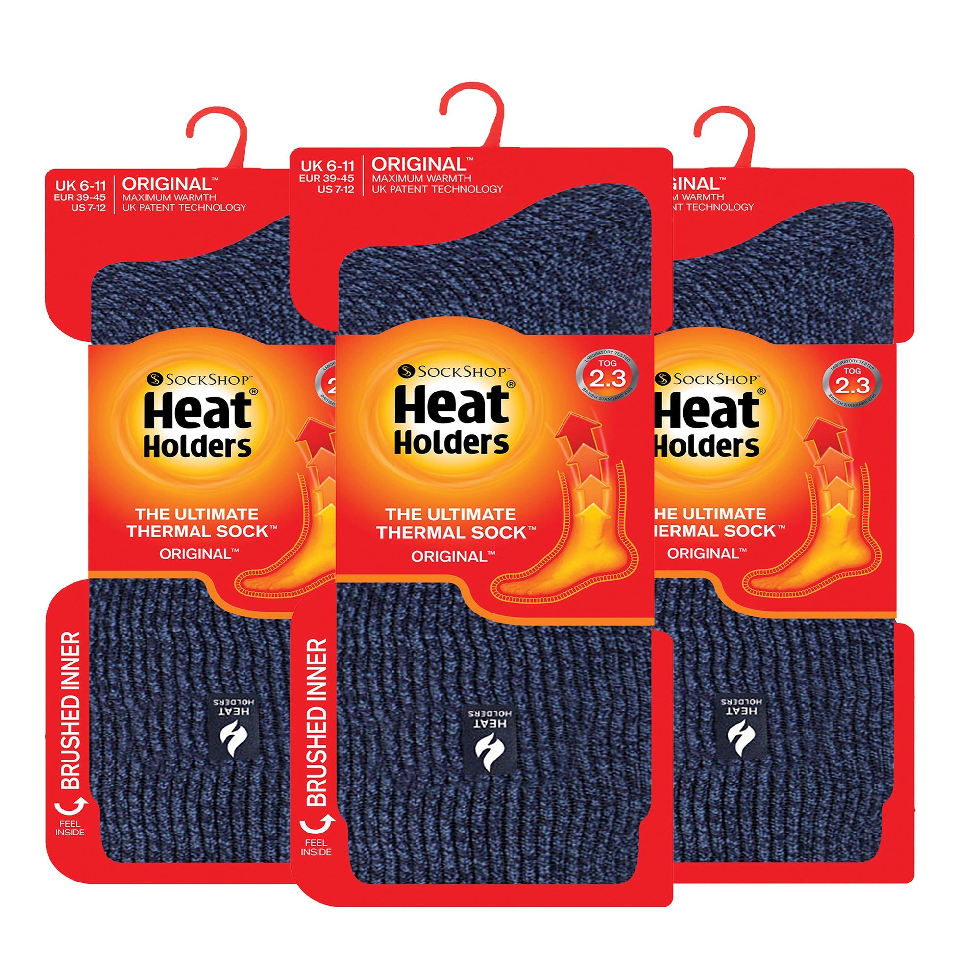 Sock Snob Mens Original Thick Winter Thermal Socks (Multipack Options)