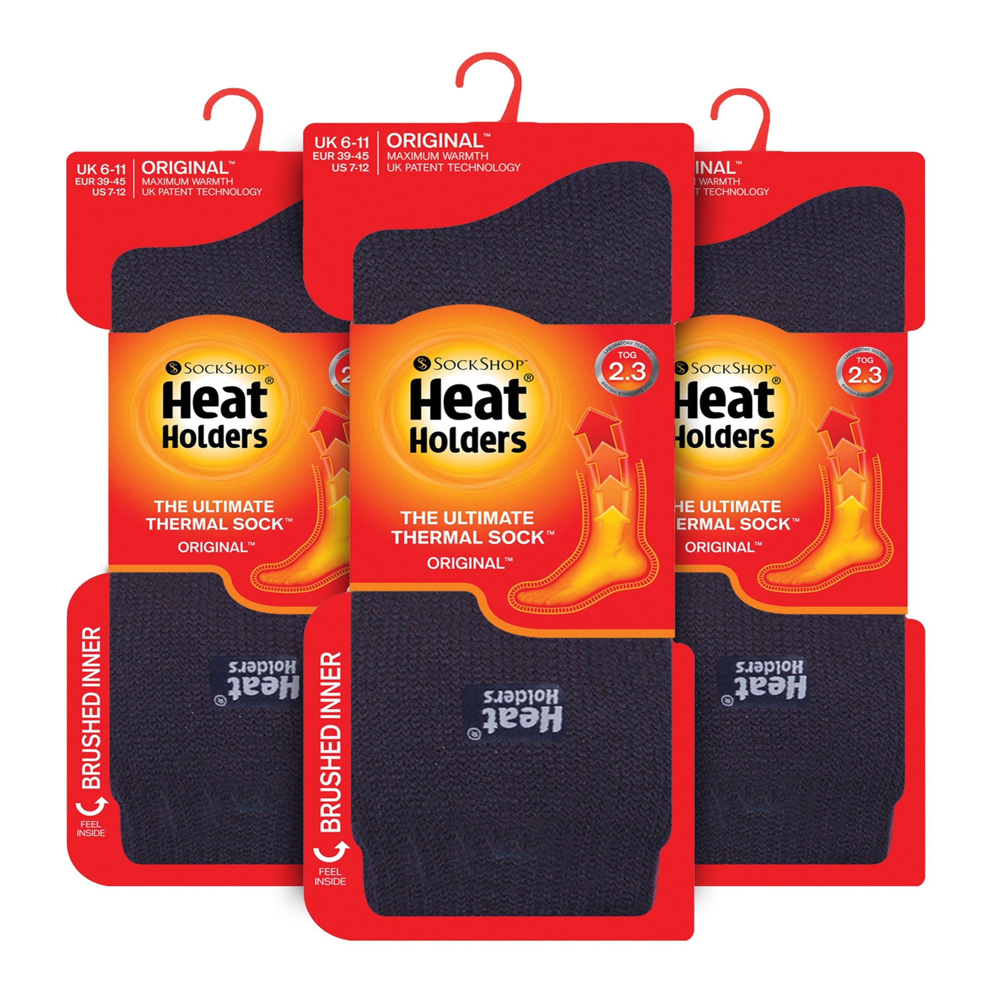 Sock Snob Mens Original Thick Winter Thermal Socks (Multipack Options)