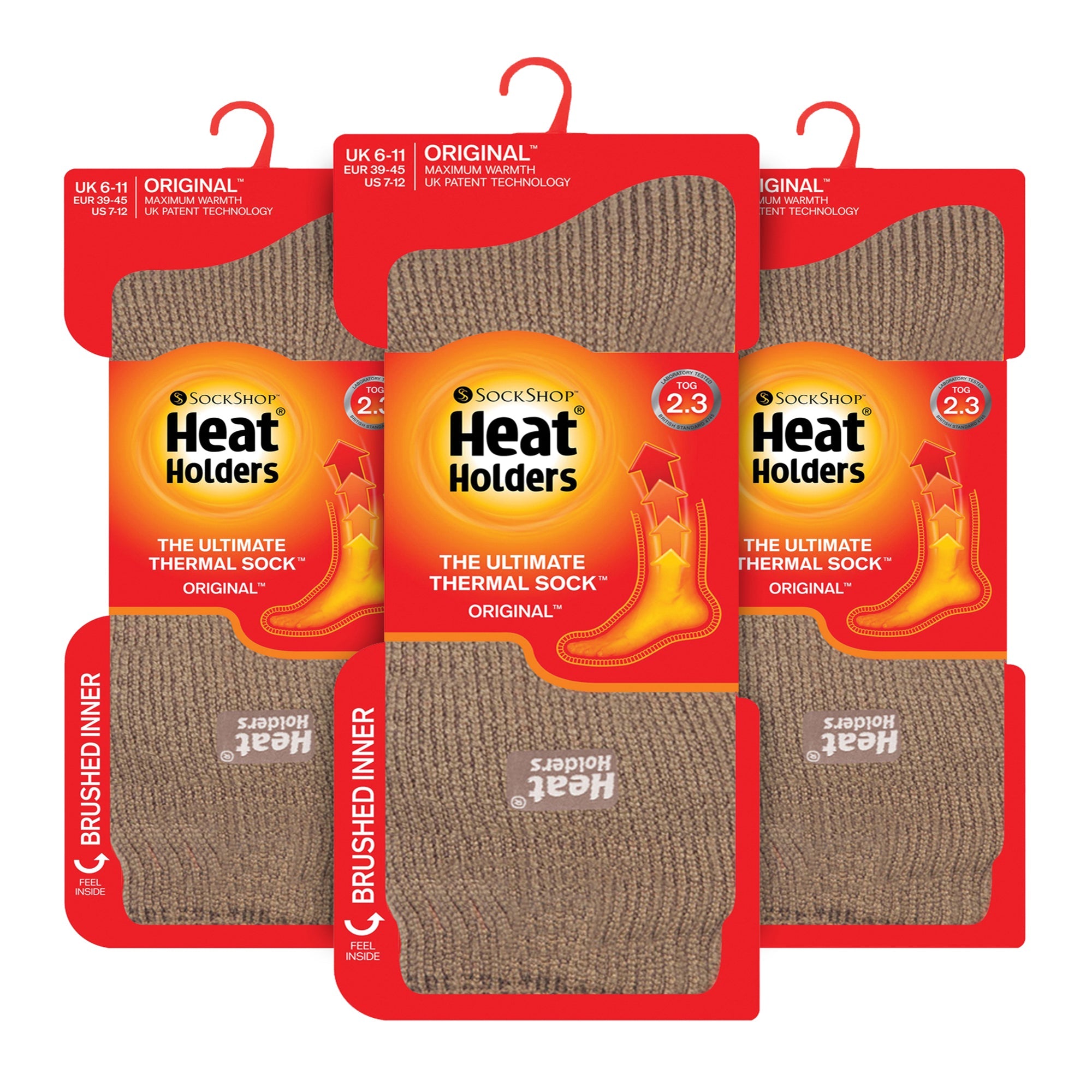 Sock Snob Mens Original Thick Winter Thermal Socks (Multipack Options)