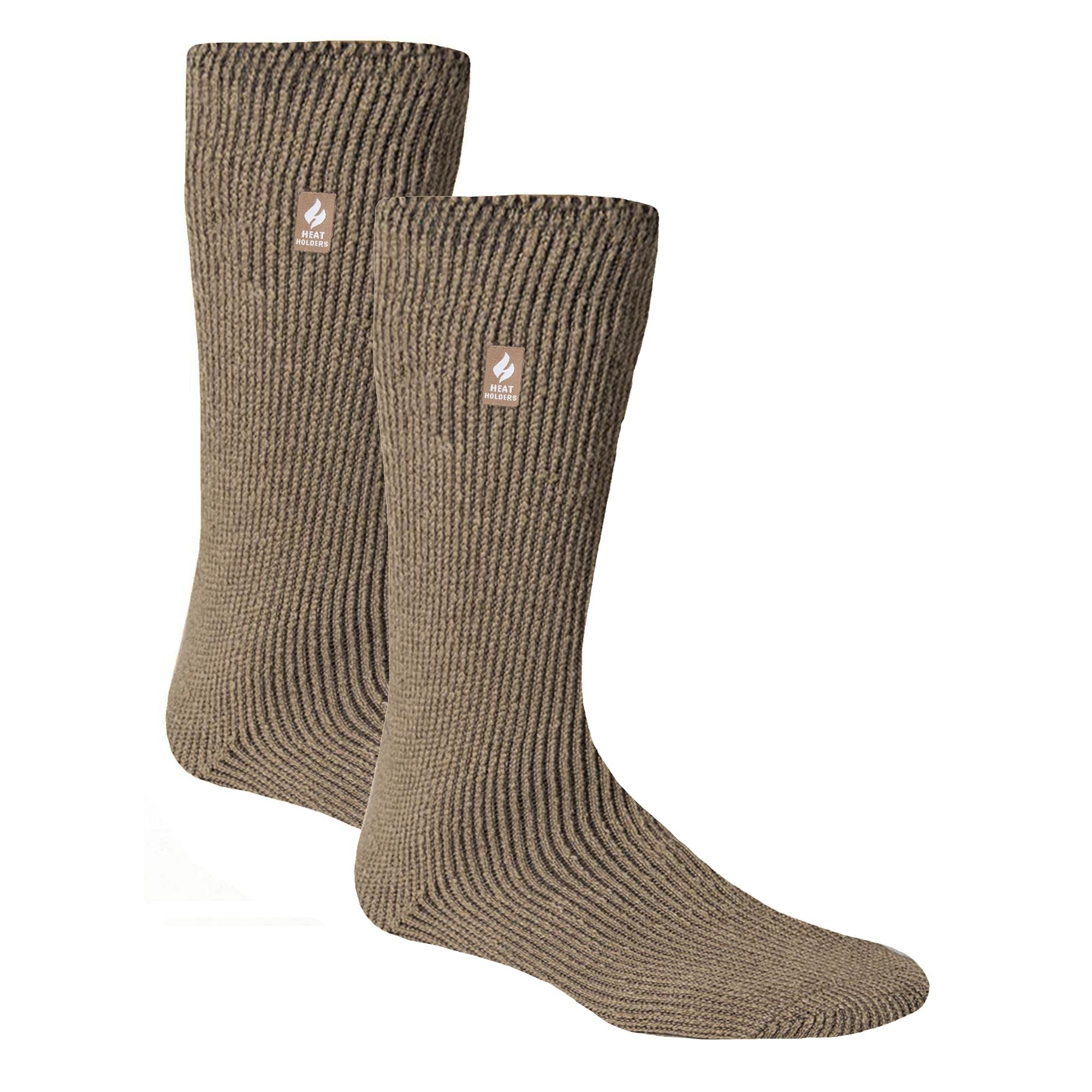 Heat Holders Mens 2 Pack Original Thermal Brushing Socks