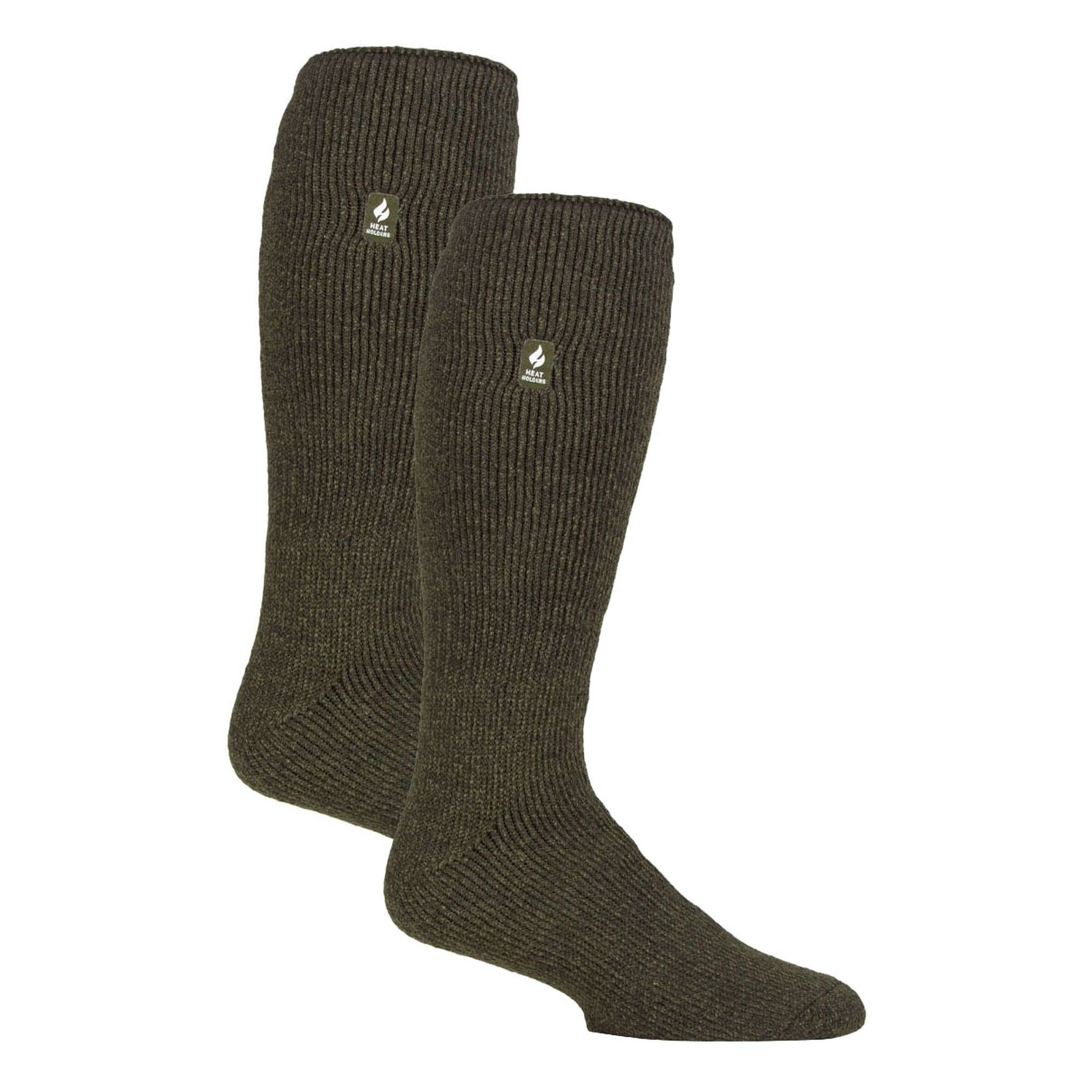 Heat Holders 2 Pack Mens Extra Long Knee High Ski Socks