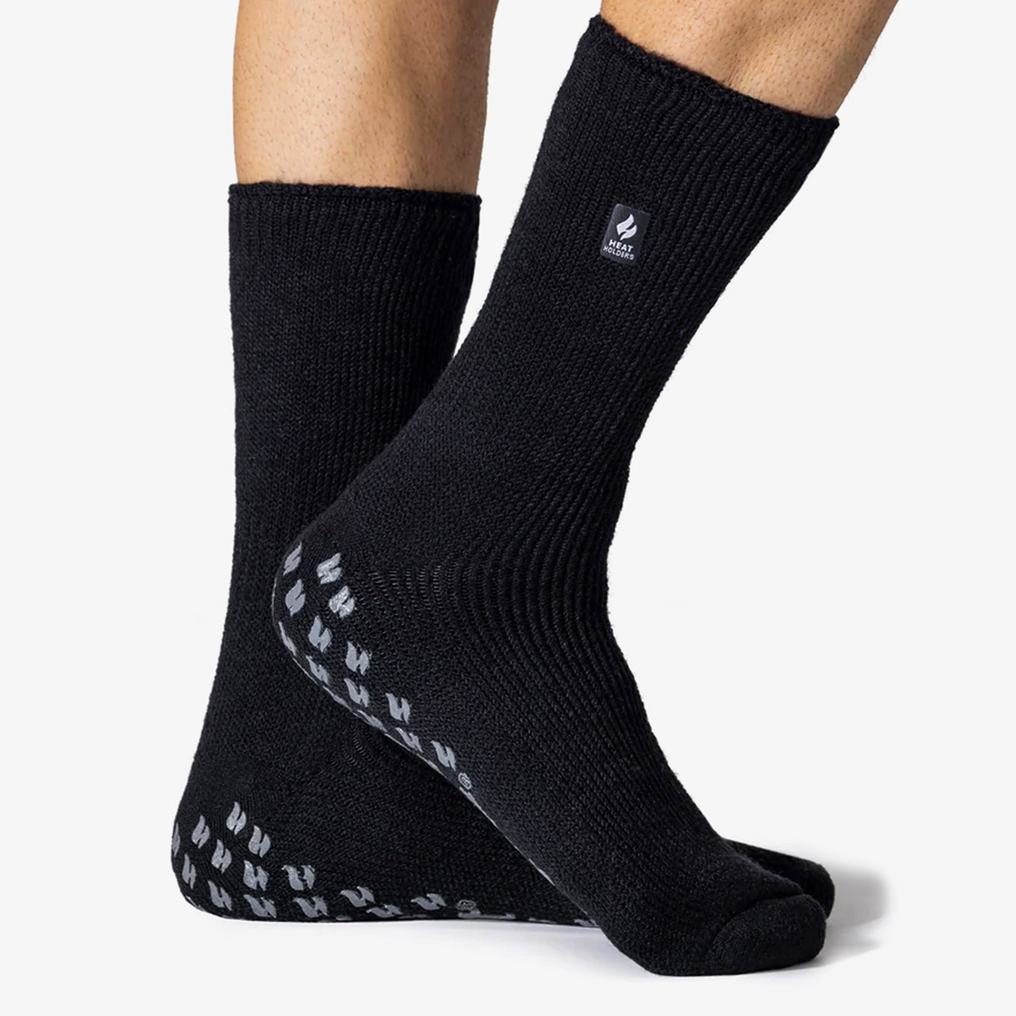 Heat Holders 3 Pairs Multipack Mens Slipper Socks with Grips