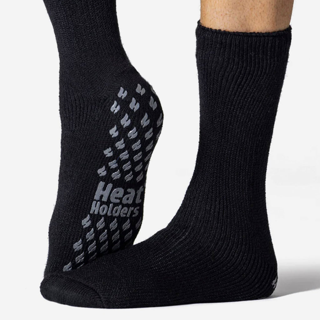 Heat Holders 3 Pairs Multipack Mens Slipper Socks with Grips