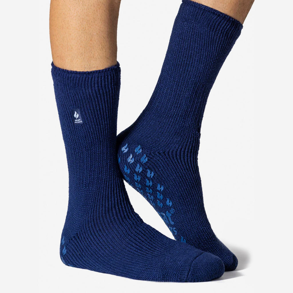 Heat Holders 3 Pairs Multipack Mens Slipper Socks with Grips