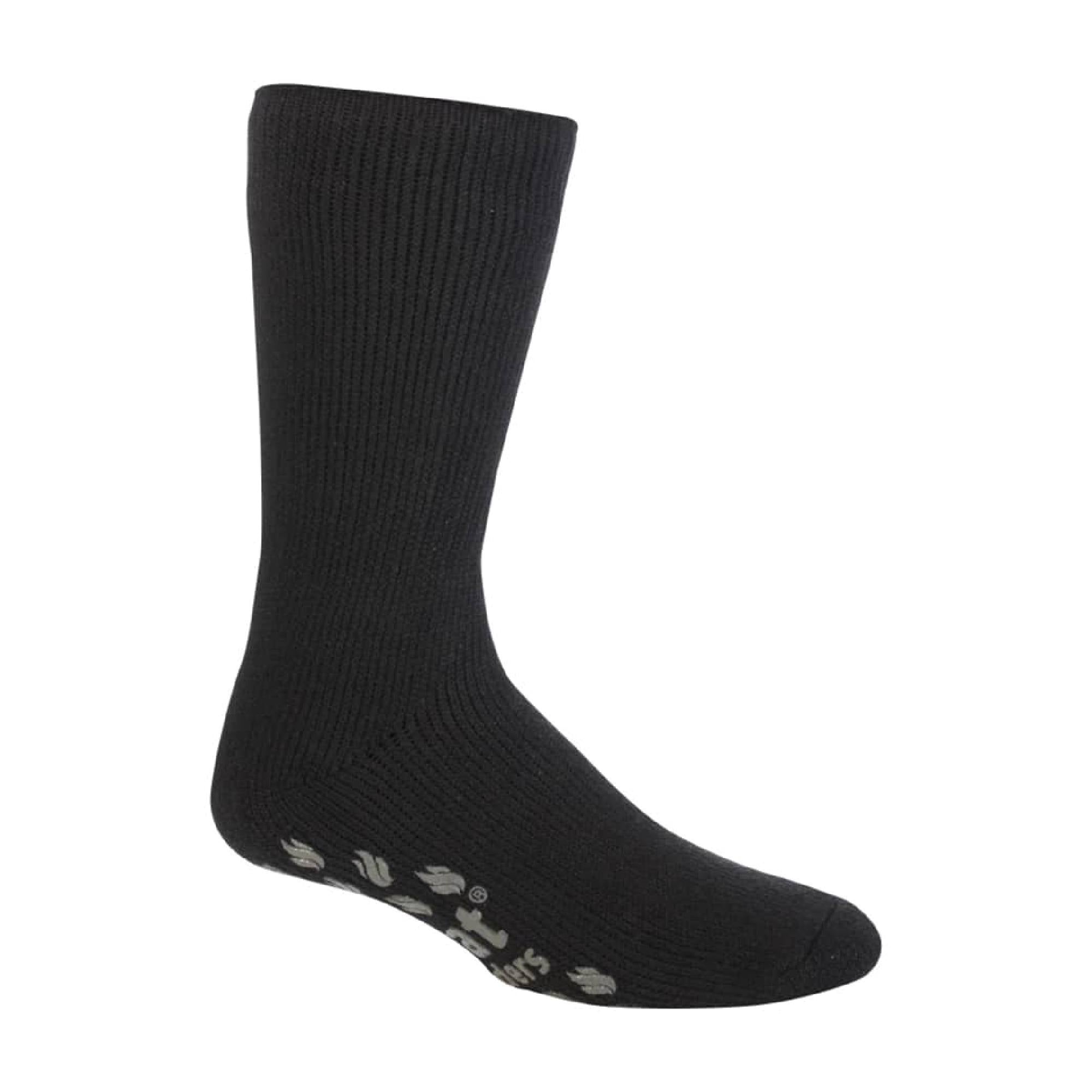 Heat Holders Mens Winter Non Slip Thermal Slipper Socks with Grips