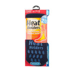 Heat Holders Mens Winter Non Slip Thermal Slipper Socks with Grips