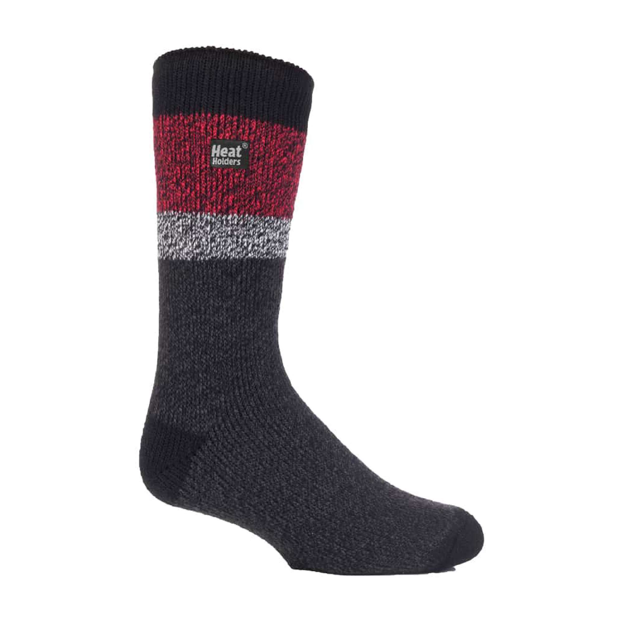 Sock Snob Mens Twist Patterned Thick Winter Warm Thermal Socks