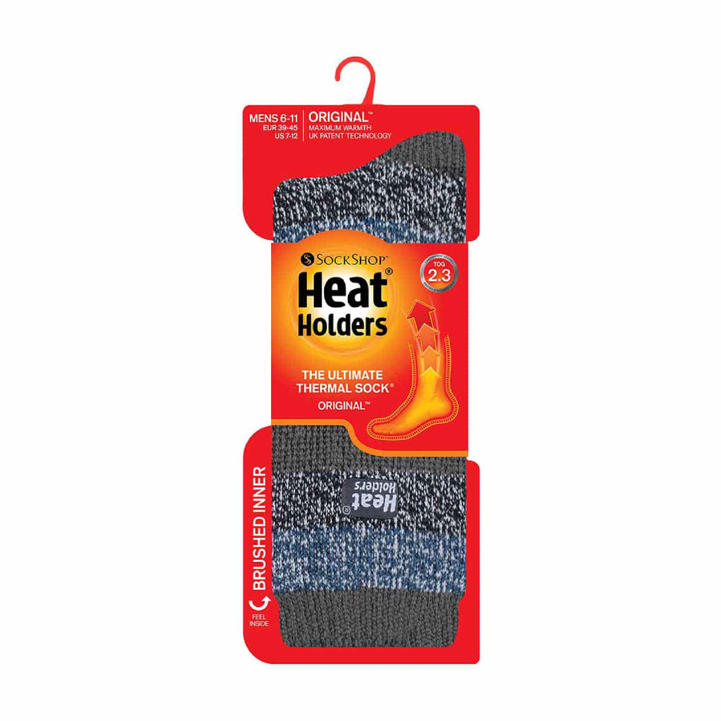 Sock Snob Mens Twist Patterned Thick Winter Warm Thermal Socks