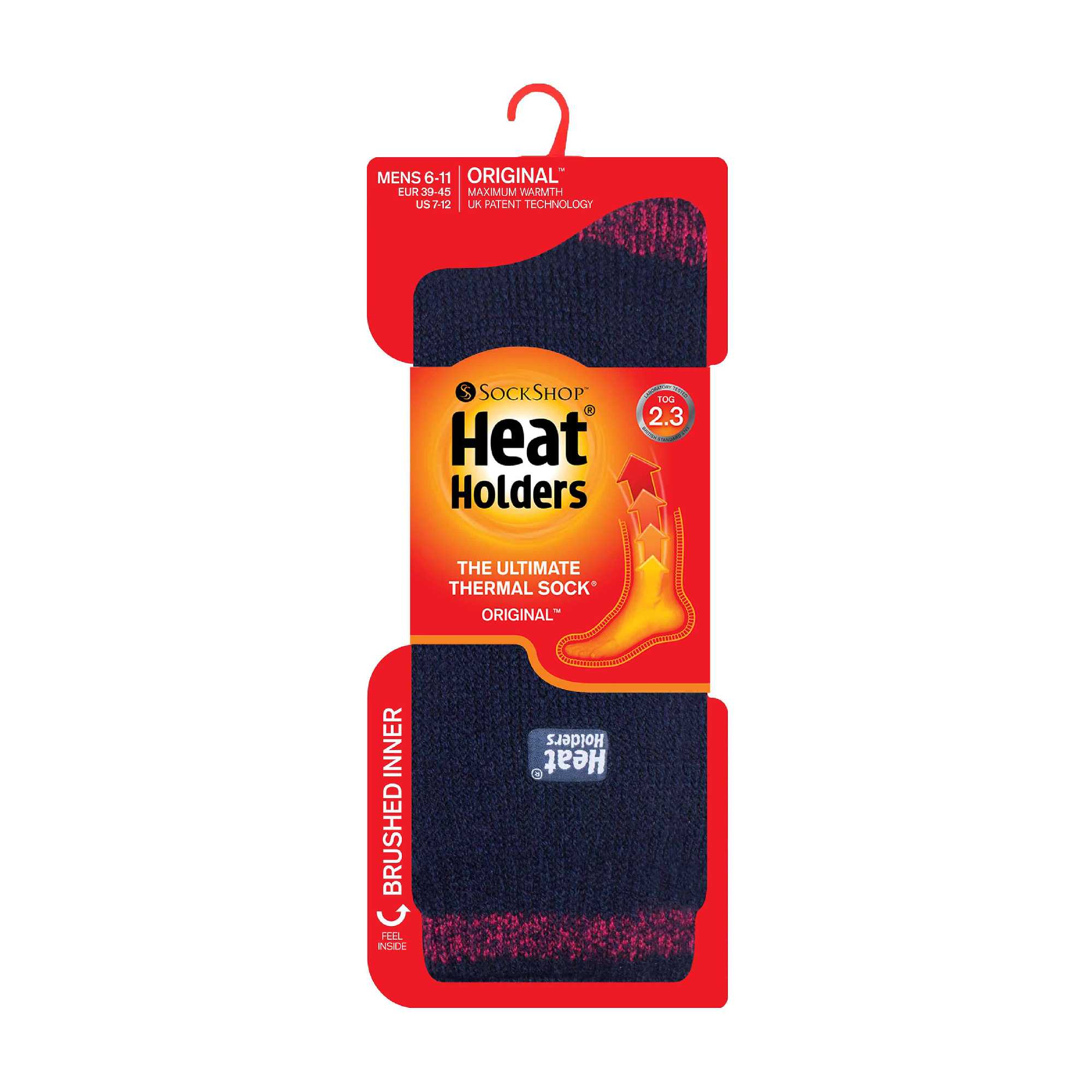 Sock Snob Mens Twist Patterned Thick Winter Warm Thermal Socks