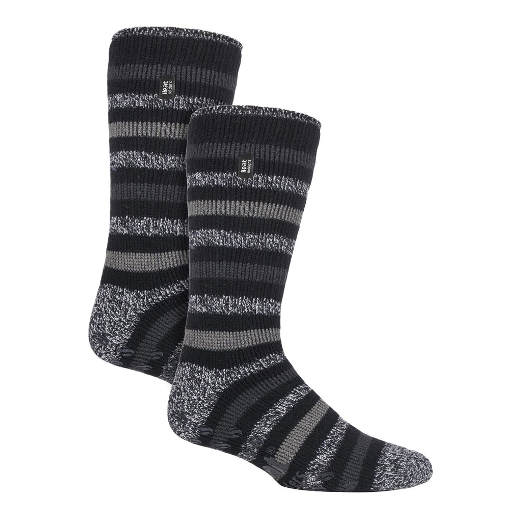 Heat Holders 2 Pair Mens Winter Crew Slipper Socks