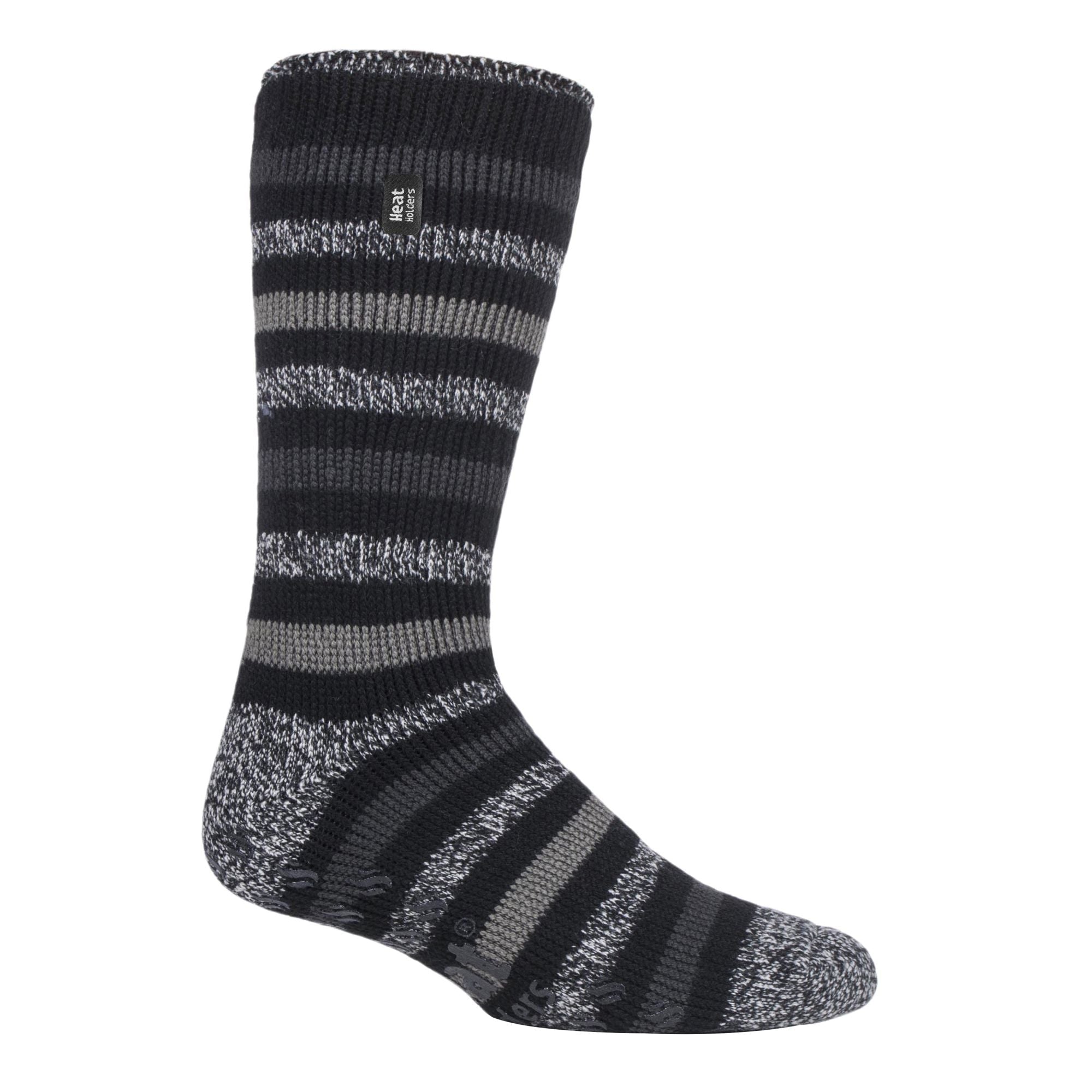Heat Holders 2 Pair Mens Winter Crew Slipper Socks